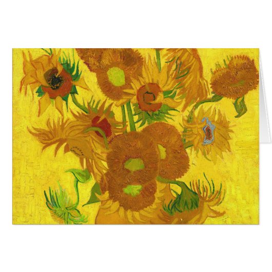 Van Gogh Fifteen Sunflowers In A Vase Fine Art (Front Horizontal)