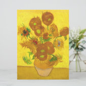 Van Gogh Fifteen Sunflowers In A Vase Fine Art (Standing Front)