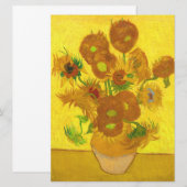 Van Gogh Fifteen Sunflowers In A Vase Fine Art (Front/Back)