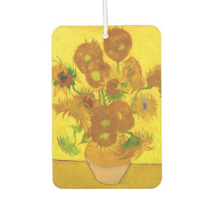 Van Gogh Fifteen Sunflowers In A Vase Fine Art Air Freshener