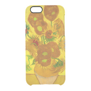 Van Gogh Fifteen Sunflowers In A Vase Fine Art Clear iPhone 6/6S Case