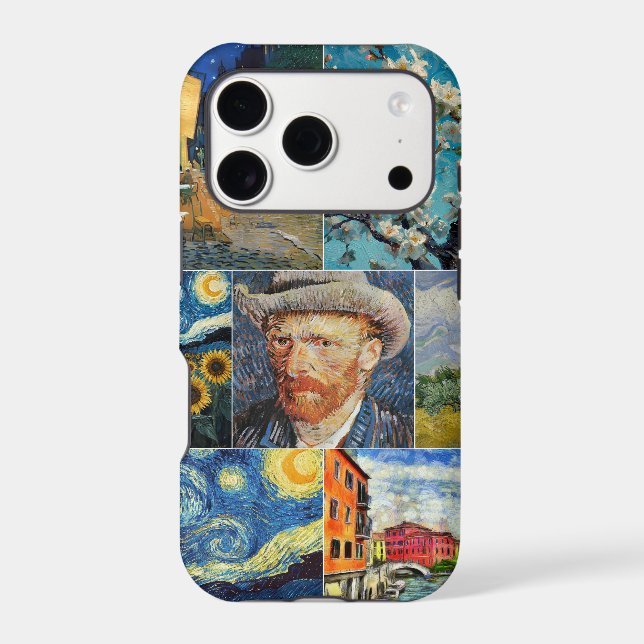 Van Gogh Fine Art Collage Iphone Case (Back)