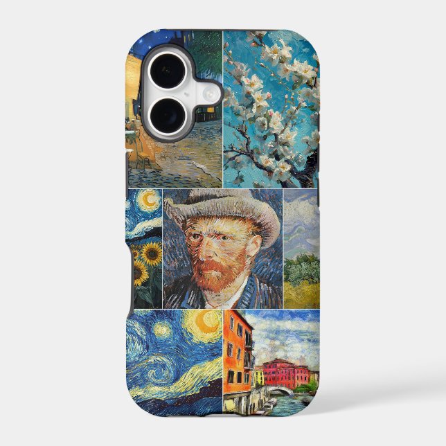 Van Gogh Fine Art Collage iPhone Case (Back)