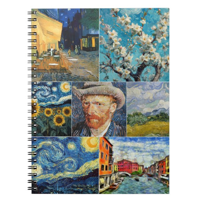 Van Gogh Fine Art Collage Notebook (Front)