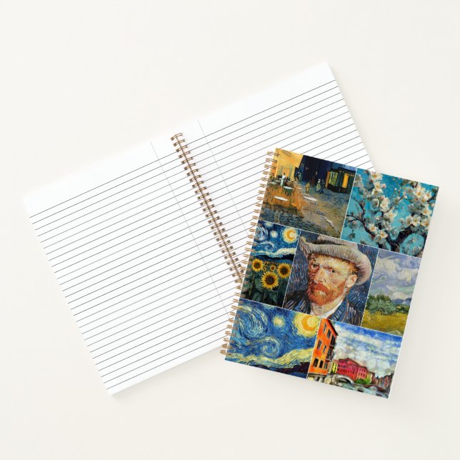 Van Gogh Fine Art Collage Notebook (Inside)