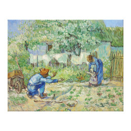 Van Gogh First Steps Painting Canvas Print