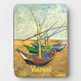 Van Gogh Fishing Boats on Beach at Saintes Maries Kindle Cover