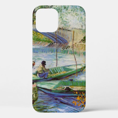 Van Gogh Fishing in the Spring Pont de Clichy iPhone 12 Case