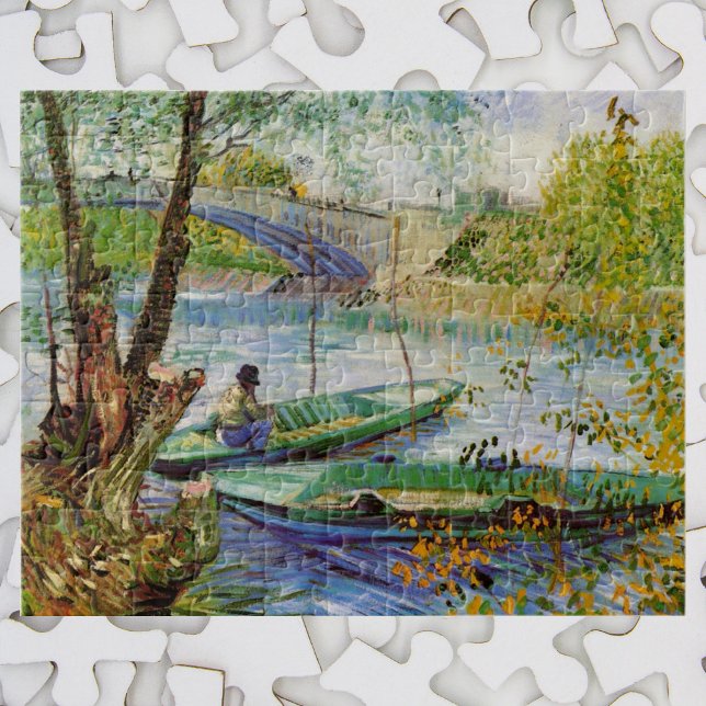 Van Gogh Fishing in the Spring, Pont de Clichy Jigsaw Puzzle (Creator Uploaded)