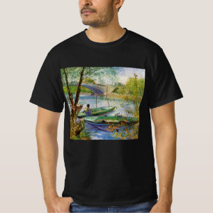 Van Gogh Fishing in the Spring, Pont de Clichy T-Shirt