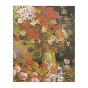 Van Gogh Floral Still Life Red Poppies & Roses Acrylic Print