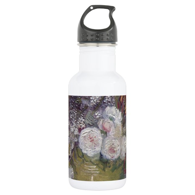 Van Gogh Floral Water Bottle (Front)