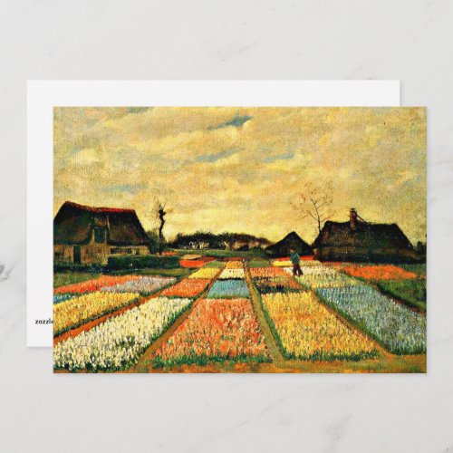 Van Gogh _ Flower Beds in Holland  Card