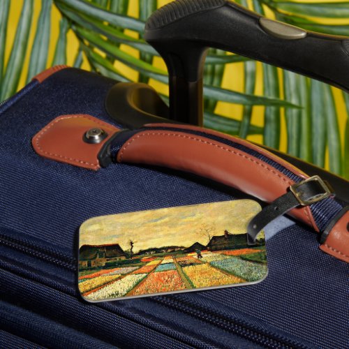 Van Gogh _ Flower Beds in Holland Luggage Tag