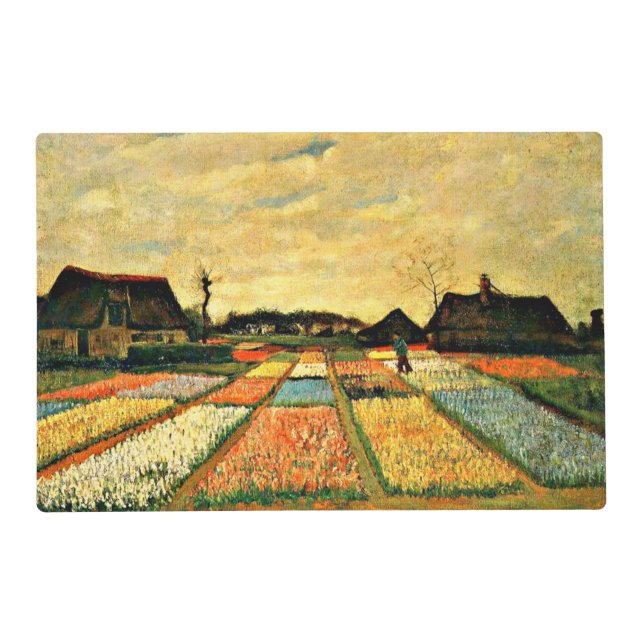 Van Gogh - Flower Beds in Holland Placemat (Front)