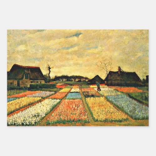 Van Gogh _ Flower Beds in Holland Wrapping Paper Sheets