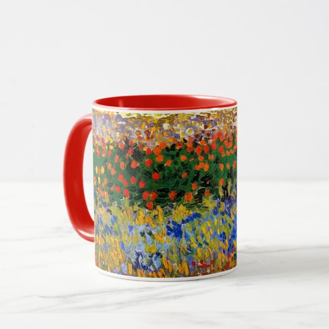 Van Gogh - Flower Garden Mug (Front Left)