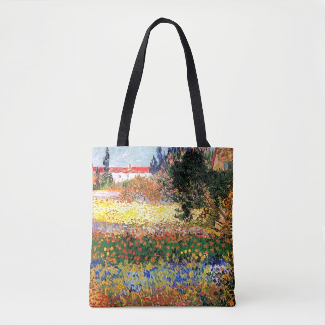 Van Gogh - Flower Garden Tote Bag (Front)