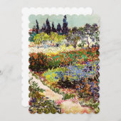 Van Gogh Flowering Garden At Arles Floral Fine Art (Front/Back)