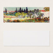 Van Gogh Flowering Garden At Arles Floral Fine Art (Front & Back)