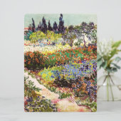 Van Gogh Flowering Garden At Arles Floral Fine Art (Standing Front)