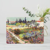 Van Gogh Flowering Garden At Arles Floral Fine Art (Standing Front)
