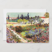 Van Gogh Flowering Garden At Arles Floral Fine Art (Front)