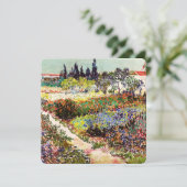 Van Gogh Flowering Garden At Arles Floral Fine Art (Standing Front)
