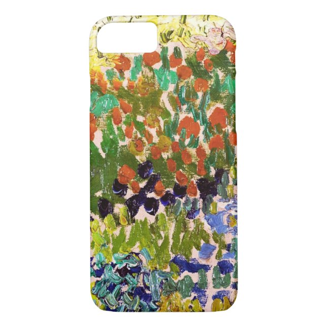 Van Gogh Flowering Garden At Arles Floral Fine Art Case-Mate iPhone Case (Back)