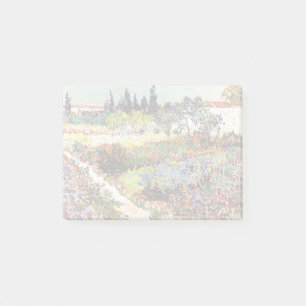 Van Gogh Flowering Garden At Arles Floral Fine Art Post-it Notes