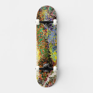 Van Gogh Flowering Garden At Arles Floral Fine Art Skateboard Deck