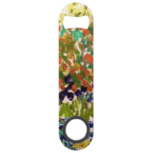 Van Gogh Flowering Garden At Arles Floral Fine Art Speed Bottle Opener
