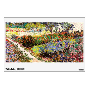 Van Gogh Flowering Garden At Arles Floral Fine Art Wall Sticker