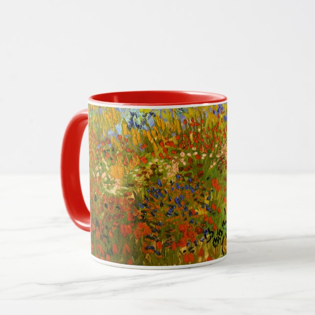 Van Gogh - Flowering Garden Mug (Front Left)