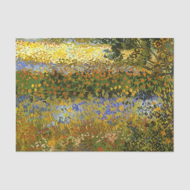 Van Gogh - Flowering Garden Tissue Paper (Front)