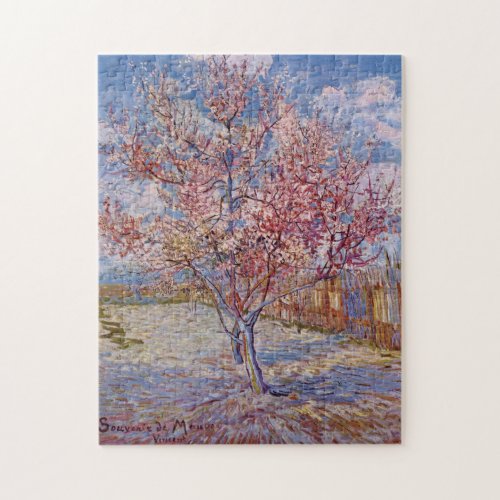 Van Gogh  Flowering Peach Trees  1888 Jigsaw Puzzle