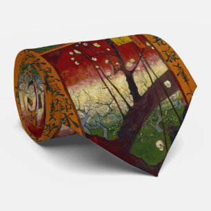 Van Gogh Flowering Plum Tree Tie