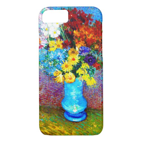 Van Gogh Flowers in a Blue Vase iPhone 87 Case