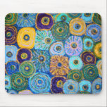 Van Gogh Flowers Mousepad<br><div class="desc">Cool hommage to Van Gogh by our guest artist; this image is featured as a poster or canvas on The awesome zazzler's site; Makes a fab Dad gift-- you can add your own text-- or just a fab gift for any occasion. see more of our award winning mousepads at: www.zazzle.com/INTHEPRESENT*...</div>