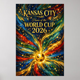 Van Gogh Fluid Art Print Kansas City World Cup 