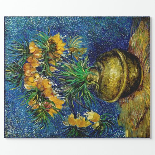 VAN GOGH FRITILLARIES IN A COPPER VASE  WRAPPING PAPER