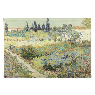Van Gogh Garden at Arles 1888 Cloth Placemat