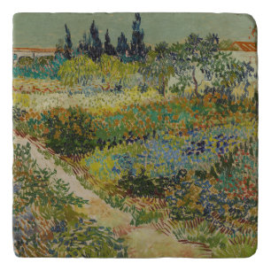 Van Gogh Garden at Arles Floral Impressionist Trivet