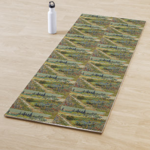Van Gogh Garden at Arles Floral Impressionist Yoga Mat