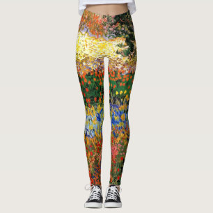 Van Gogh - Garden at Arles Leggings