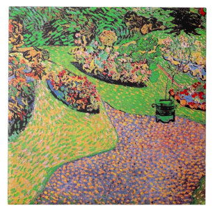 Van Gogh - Garden in Auvers Ceramic Tile
