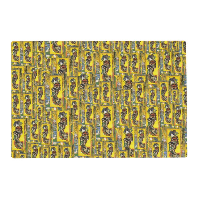 Van Gogh Geisha Placemat (Front)