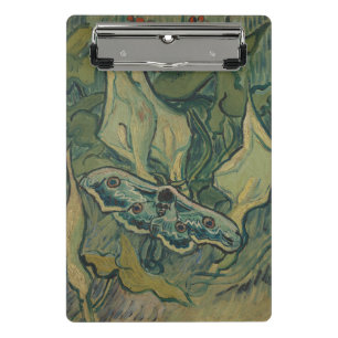 Van Gogh Giant Peacock Moth Vintage Nature ArtVan  Mini Clipboard
