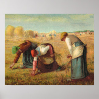 Van Gogh, Gleaners in the fields Poster