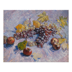Van Gogh Grapes and Apples Still Life Art Print